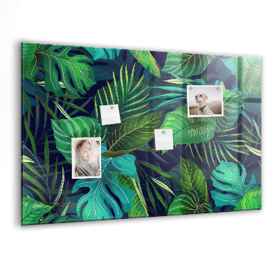 Magnet board Exotische bladeren