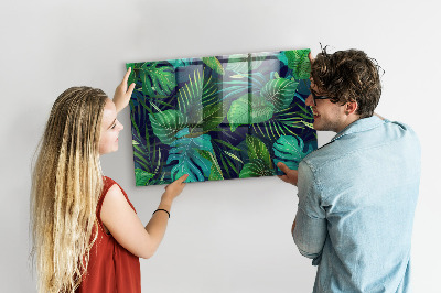 Magnet board Exotische bladeren