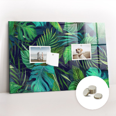 Magnet board Exotische bladeren