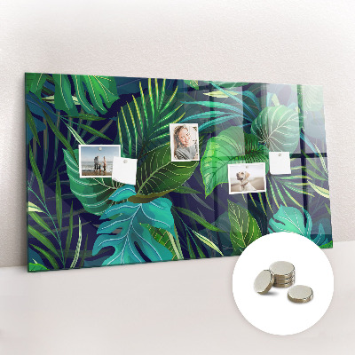 Magnet board Exotische bladeren