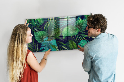 Magnet board Exotische bladeren