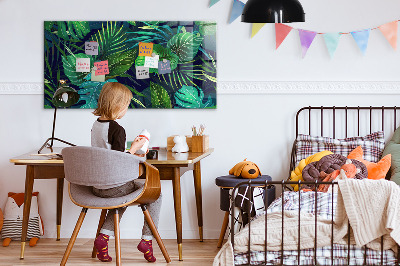 Magnet board Exotische bladeren