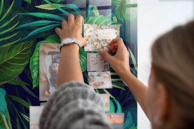 Magnet board Exotische bladeren