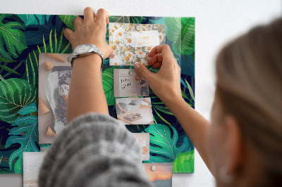 Magnet board Exotische bladeren