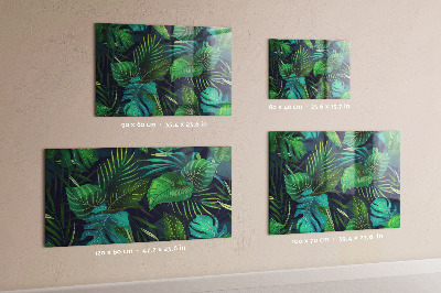 Magnet board Exotische bladeren