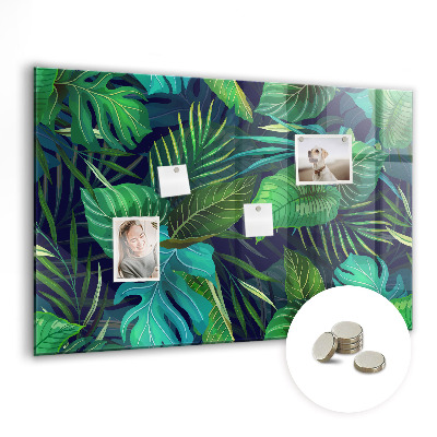 Magnet board Exotische bladeren
