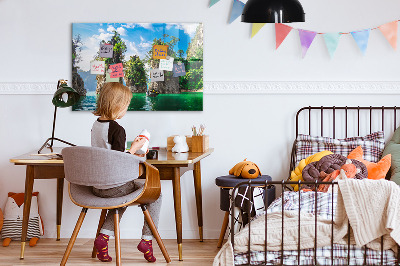 Magnet board Meerbomen natuur