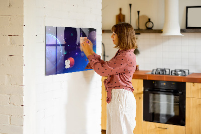 Magnetisch wandbord Planeten sterrenstelsel