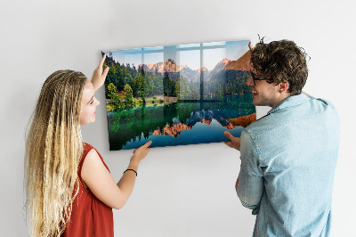 Memobord keuken Meerlandschap