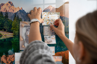 Memobord keuken Meerlandschap