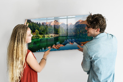 Memobord keuken Meerlandschap