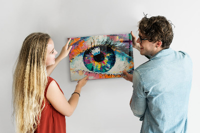 Memobord keuken De pupil van het menselijk oog