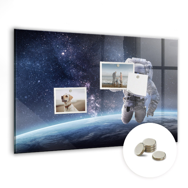 Magnetisch wandbord Astronaut