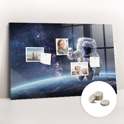 Magnetisch wandbord Astronaut