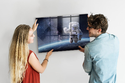Magnetisch wandbord Astronaut