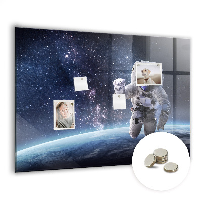 Magnetisch wandbord Astronaut