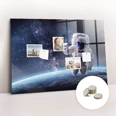 Magnetisch wandbord Astronaut