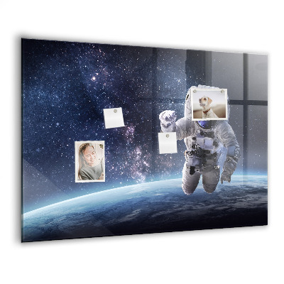 Magnetisch wandbord Astronaut