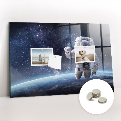 Magnetisch wandbord Astronaut