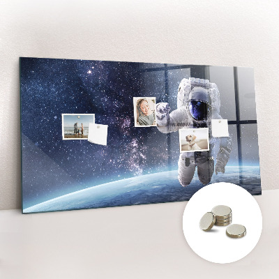 Magnetisch wandbord Astronaut
