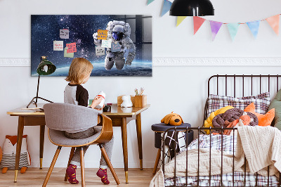 Magnetisch wandbord Astronaut