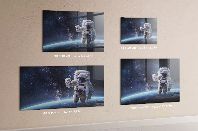 Magnetisch wandbord Astronaut