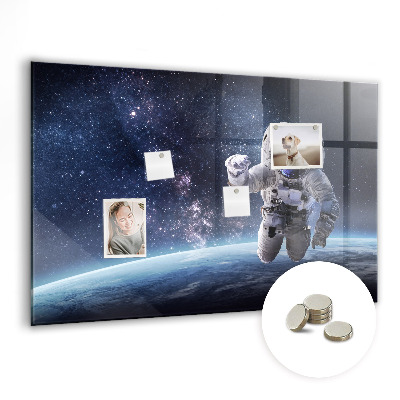 Magnetisch wandbord Astronaut