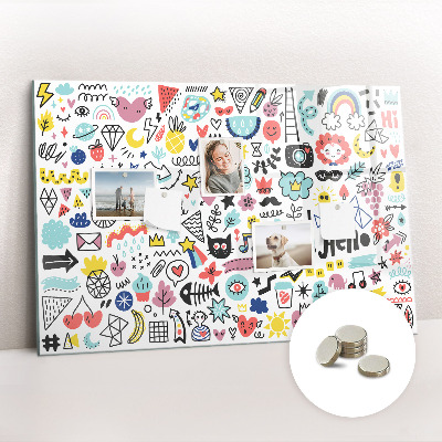 Magnet board Foto's schetsen