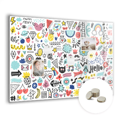 Magnet board Foto's schetsen