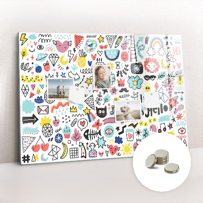 Magnet board Foto's schetsen