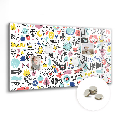 Magnet board Foto's schetsen