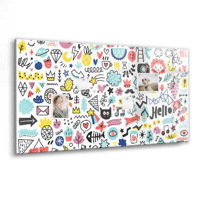 Magnet board Foto's schetsen