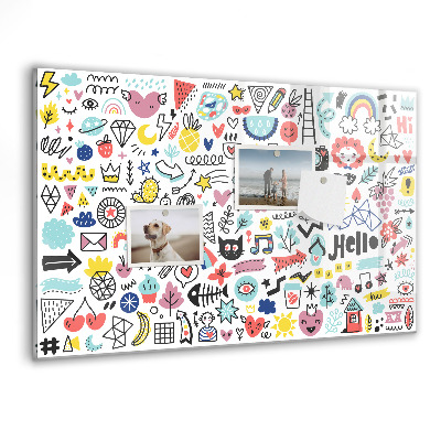 Magnet board Foto's schetsen