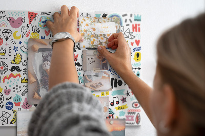 Magnet board Foto's schetsen