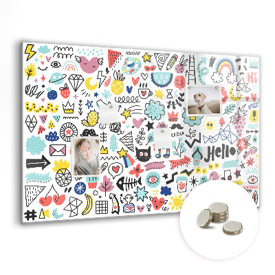 Magnet board Foto's schetsen