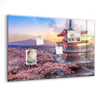 Magnetisch wandbord Japanse constructie