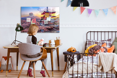 Magnetisch wandbord Japanse constructie