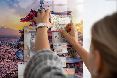 Magnetisch wandbord Japanse constructie