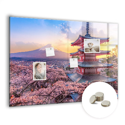 Magnetisch wandbord Japanse constructie