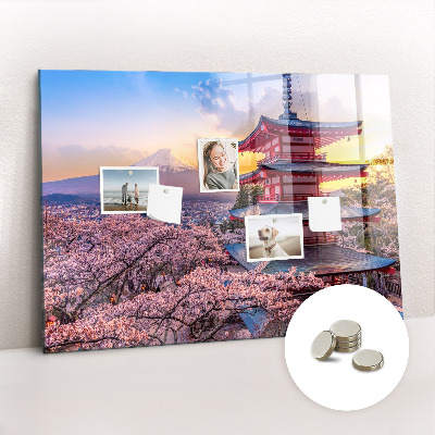 Magnetisch wandbord Japanse constructie