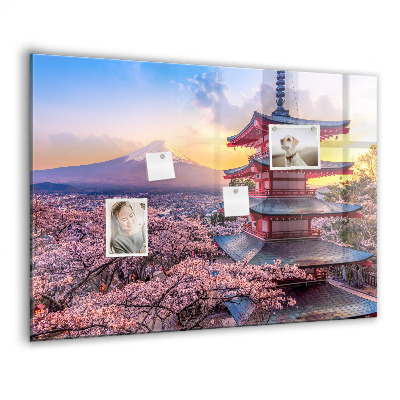 Magnetisch wandbord Japanse constructie