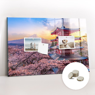 Magnetisch wandbord Japanse constructie