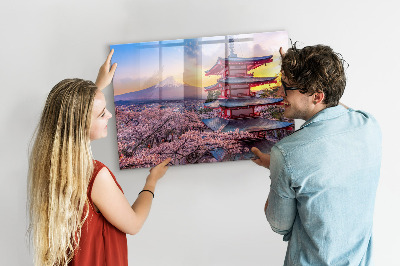 Magnetisch wandbord Japanse constructie