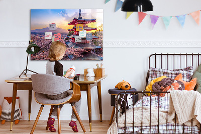 Magnetisch wandbord Japanse constructie