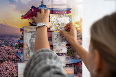 Magnetisch wandbord Japanse constructie