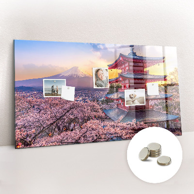 Magnetisch wandbord Japanse constructie