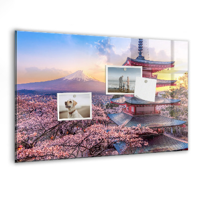 Magnetisch wandbord Japanse constructie