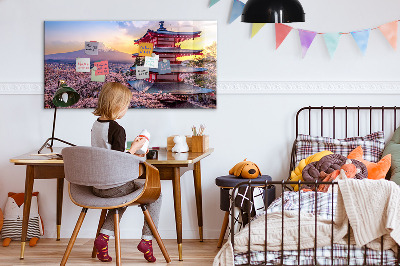 Magnetisch wandbord Japanse constructie