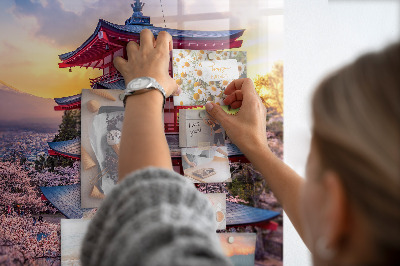 Magnetisch wandbord Japanse constructie