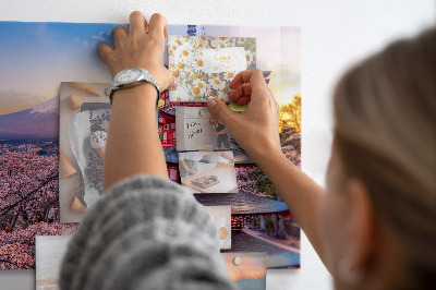 Magnetisch wandbord Japanse constructie